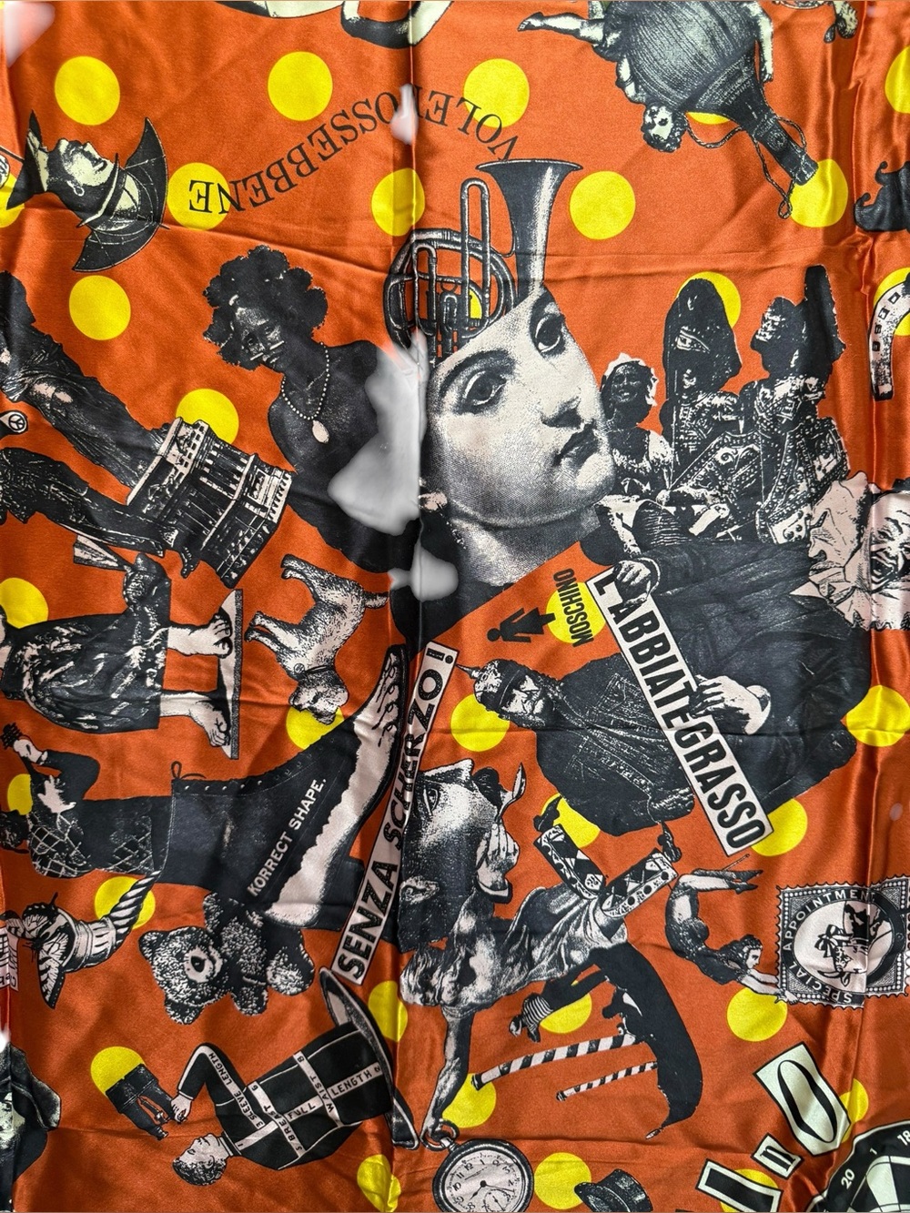 Moschino Larioseta Como Silk Scarf Vintage - Picture 6 of 7
